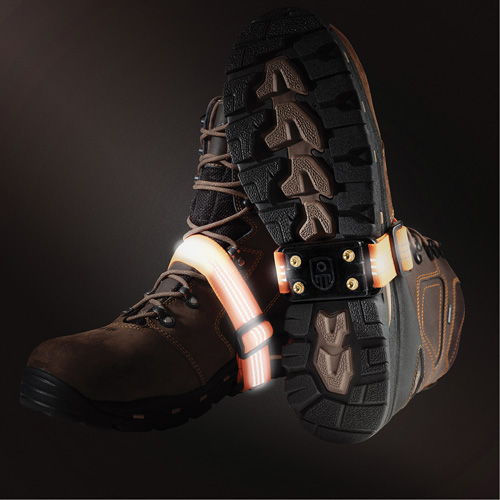 Midcleat&reg; Traction Device, Brass, Stud Traction, One Size O-Max