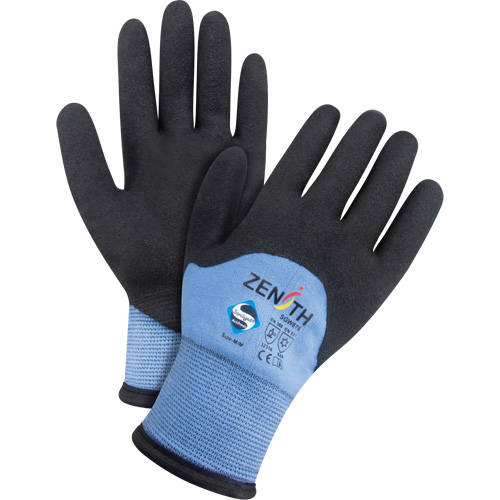 Gants enduits ZX-30° de premi&egrave;re qualit&eacute;, 2T-Grand, R&ecirc;vetement Mousse de PVC, Calibre 15, Enveloppe en Nylon O-Max