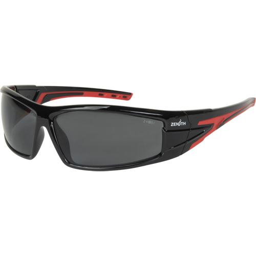 Lunettes de s&eacute;curit&eacute; de s&eacute;rie Z3300, Lentille Grise/fum&eacute;e, Anti-&eacute;gratignures/Polaris&eacute;, ANSI Z87+/R&eacute;pond ou surpasse la norme CSA Z94.3 O-Max