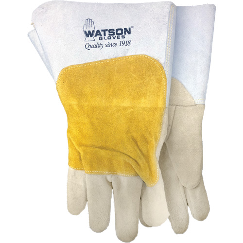Mad Cow Welding Gloves, Grain Cowhide, Size Large O-Max