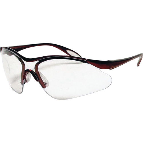Miranda Safety Glasses, Clear Lens, Anti-Scratch, Meets/Exceeds CSA Z94.3 O-Max