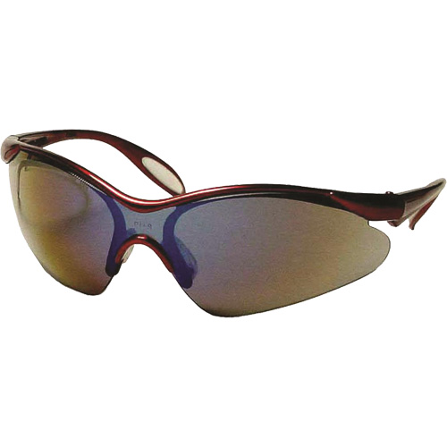 Miranda Safety Glasses, Blue Mirror Lens, Anti-Scratch, Meets/Exceeds CSA Z94.3 O-Max