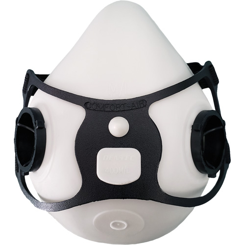 Comfort-Air&reg; 400Nx Half Mask without Exhalation Valve, Elastomer/Rubber, Medium/Large O-Max