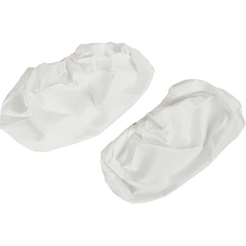 Shoe Covers, One Size, Microporous, White O-Max