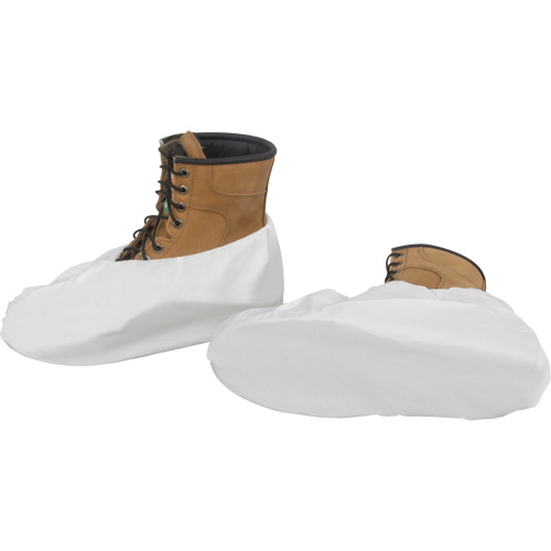 Shoe Covers, One Size, Microporous, White O-Max