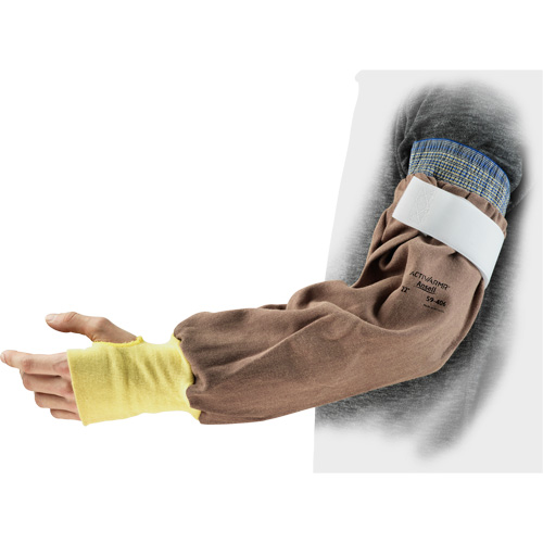 ActivArmr&reg; 59-406 Welding Sleeve, 22" L, Brown O-Max