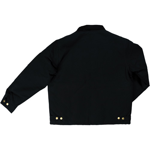 Veste de travail en toile lourde, Hommes, Petit, Noir O-Max