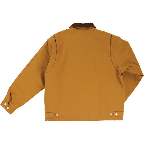 Veste de travail en toile lourde, Hommes, Moyen (grande taille), Brun O-Max