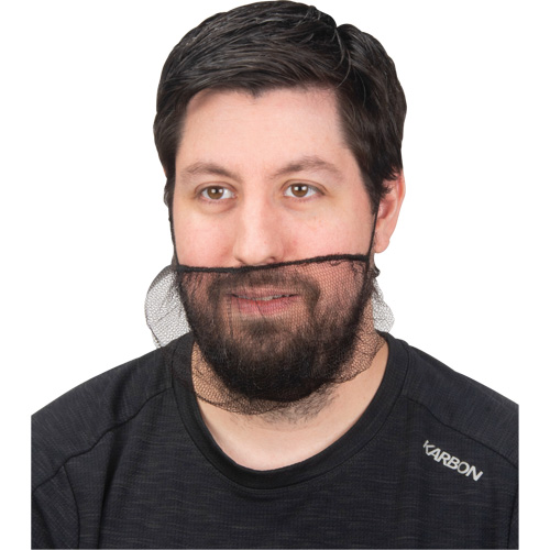 Beard Nets, Nylon, Brown O-Max