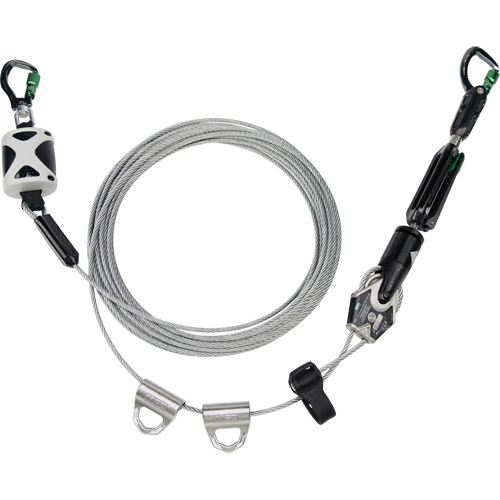 Temporary Horizontal Lifeline, Galvanized Cable O-Max