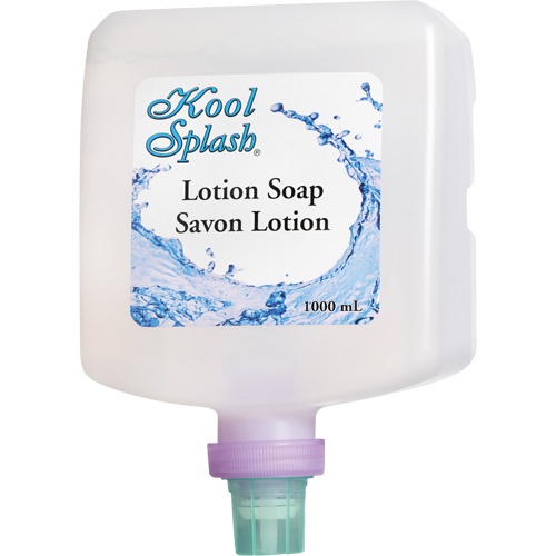 Savon moussant Clearly Lotion Kool Splash, Cr&egrave;me, 1000 ml, Sans parfum O-Max