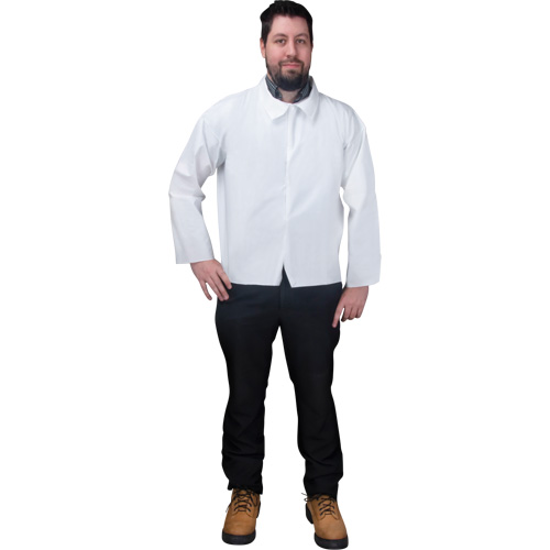 Disposable Shirt, Microporous, Small, White O-Max
