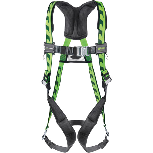 Miller AirCore Harness with Steel Hardware, CSA Certified, Class AE, Large/X-Large, 400 lbs. Cap. O-Max