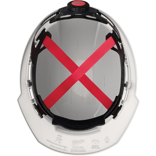Front Brim Hardhat, Meets CSA Type 1, Ratchet Suspension, Non-Vented O-Max
