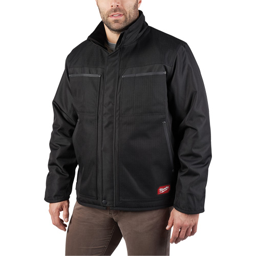 Blouson classique GridIron, Hommes, Petit, Noir O-Max