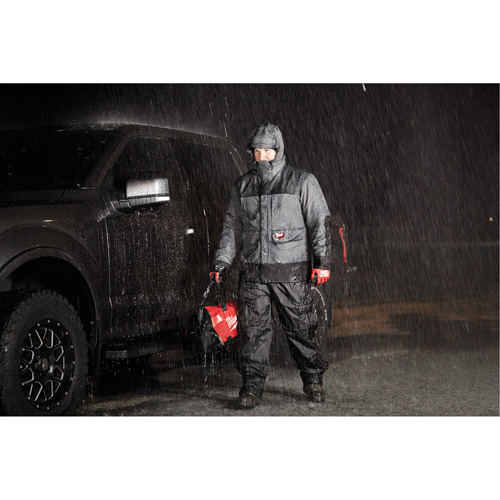 Blouson imperm&eacute;able Hydrobreak, Hommes, 3T-Grand, Gris O-Max