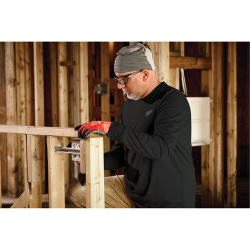 Hybrid Work Tee Shirt, Men's, Small, Black O-Max