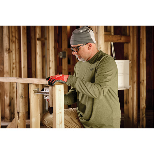 T-shirt de travail hybride, Hommes, T-Grand, Vert O-Max