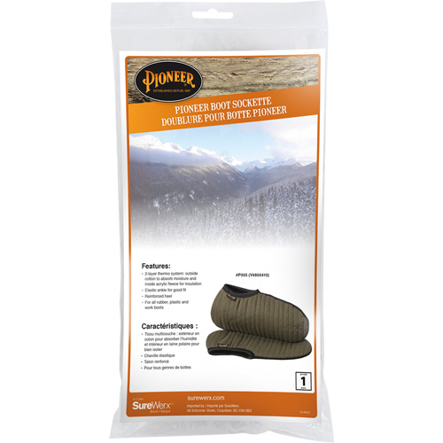 P305 Doublures de bottes, Unisexe, 36, Vert, Coton O-Max