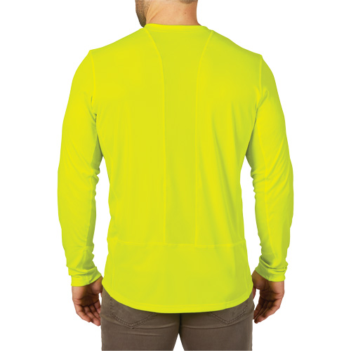 Workskin Lightweight High Visibility Shirt, Men's, Small, Yellow O-Max