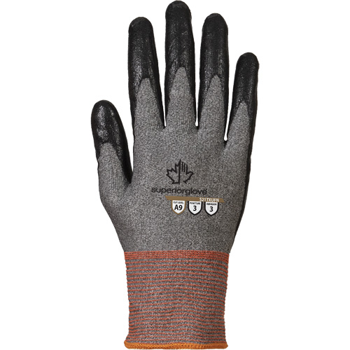 Gants enduits, Taille 5, Calibre 21, Rev&ecirc;tement Nitrile, Enveloppe en TenActiv, ASTM ANSI niveau A9 O-Max