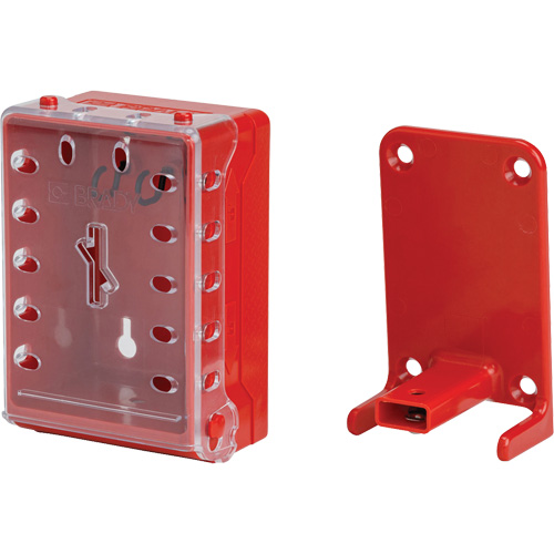 Ultra Compact Lock Box, Red O-Max