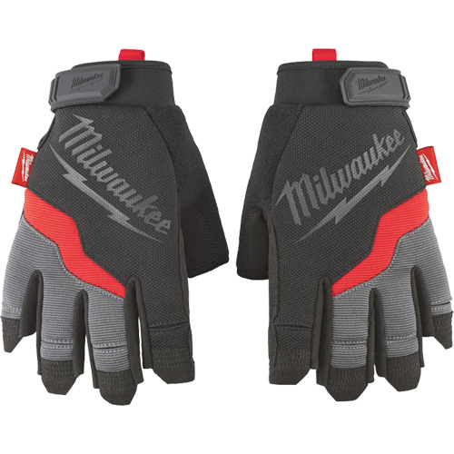 Gants sans doigts performants, Paume Synth&eacute;tique, Taille Petit O-Max