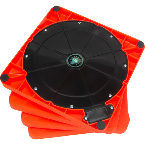 C&ocirc;ne de signalisation repliable, 28" h, Orange O-Max