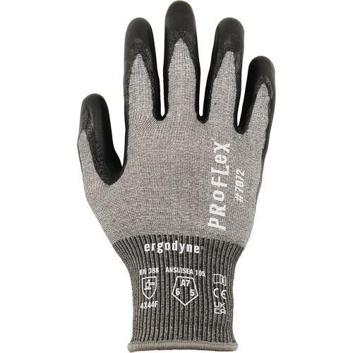 Gants r&eacute;sistant &agrave; la coupe Proflex 7072, Taille Petit, Calibre 18, Rev&ecirc;tement Nitrile, Enveloppe en PEHP/Tungst&egrave;ne, ASTM ANSI niveau A7/EN 388 niveau F O-Max