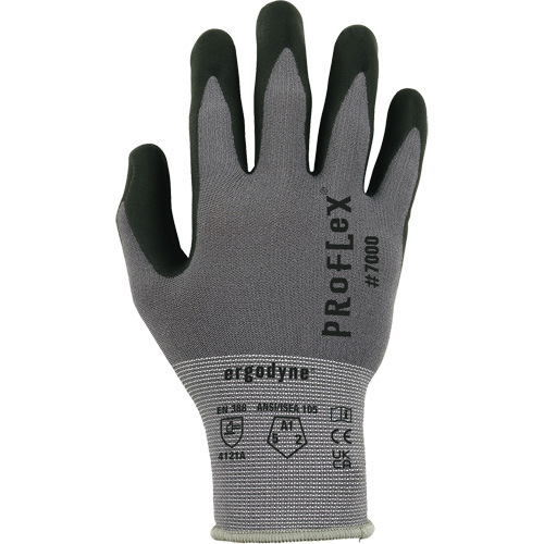 Gants enduits ProFlex 7000, Taille Petit, Calibre 15, Rev&ecirc;tement Mousse de nitrile, Enveloppe en Nylon/Spandex, ASTM ANSI niveau A1/EN 388 niveau 1/EN 388 niveau A O-Max