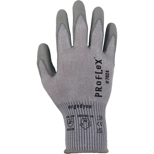 Gants r&eacute;sistant &agrave; la coupe Proflex 7024, Taille Petit, Calibre 13, Rev&ecirc;tement Polyur&eacute;thane, Enveloppe en Polyester/PEHP/Spandex, ASTM ANSI niveau A2/EN 388 niveau B O-Max