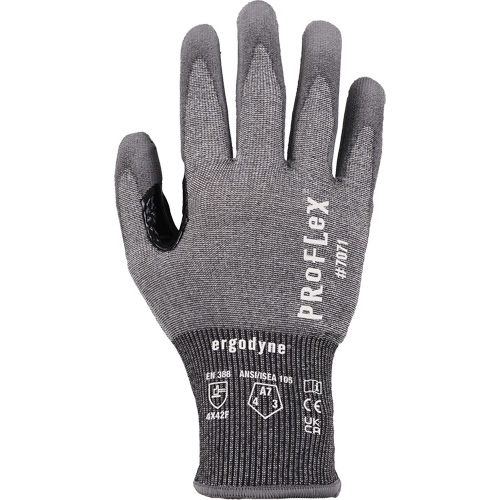 Gants enduit de PU r&eacute;sistant &agrave; la coupe ProFlex 7071, Taille Petit, Calibre 18, Rev&ecirc;tement Polyur&eacute;thane, Enveloppe en PEHP/Tungst&egrave;ne, ASTM ANSI niveau A7/EN 388 niveau F O-Max