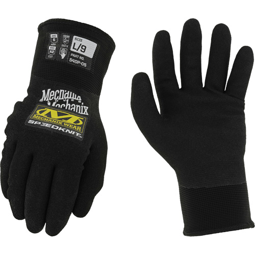 Gants thermiques Speedknit Thermal, Taille 7, Calibre 15, Rev&ecirc;tement Nitrile, Enveloppe en Nylon, ASTM ANSI niveau A2 O-Max