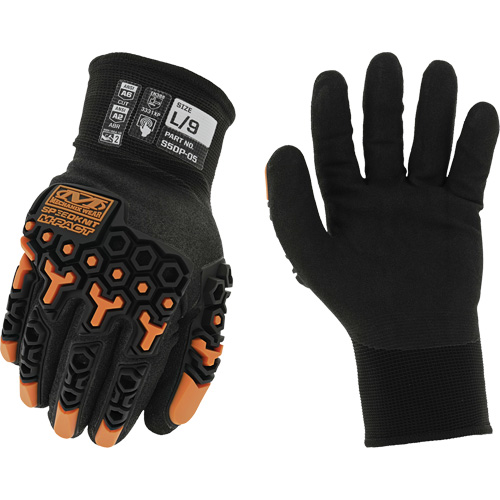 Gants thermiques Speedknit M-Pact, 7, Paume en Nitrile, Poignet Poignet en tricot O-Max