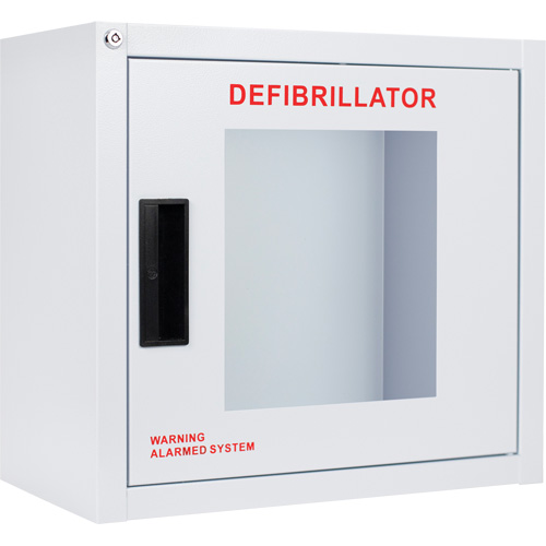 Grande armoire standard pour DEA avec alarme, Zoll AED Plus/Zoll AED 3/Cardio-Science/Physio-Control Pour, Non m&eacute;dical O-Max