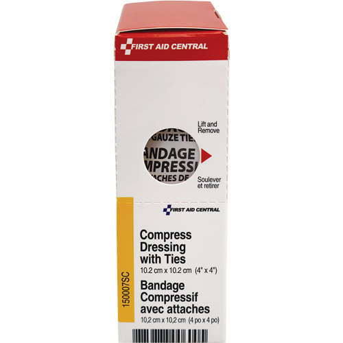 Recharge de bandages compressifs avec attaches SmartCompliance, 4" lo x 4" la O-Max