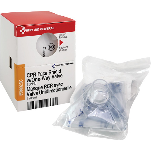 Recharge de visi&egrave;re RCR avec soupape unidirectionnelle SmartCompliance, Masque &agrave; usage unique, Classe 2 O-Max