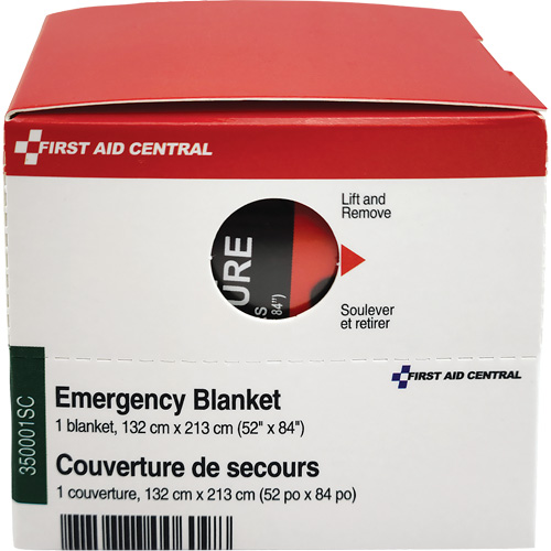 Recharge de couverture d'urgence SmartCompliance, PETP O-Max