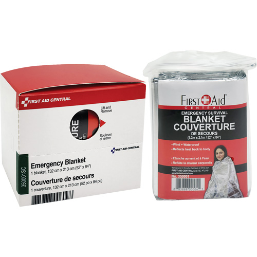 Recharge de couverture d'urgence SmartCompliance, PETP O-Max