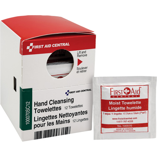 SmartCompliance&reg; Refill Cleansing Wipes, Towelette, Hand Cleaning O-Max