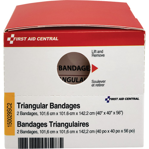 SmartCompliance&reg; Refill Triangular Bandages O-Max