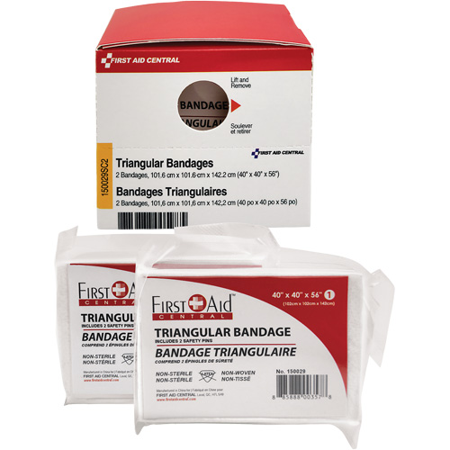 SmartCompliance&reg; Refill Triangular Bandages O-Max