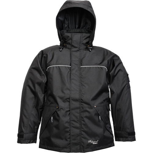 Manteau trilobal Thor 300D, Polyester, Moyen, Noir O-Max