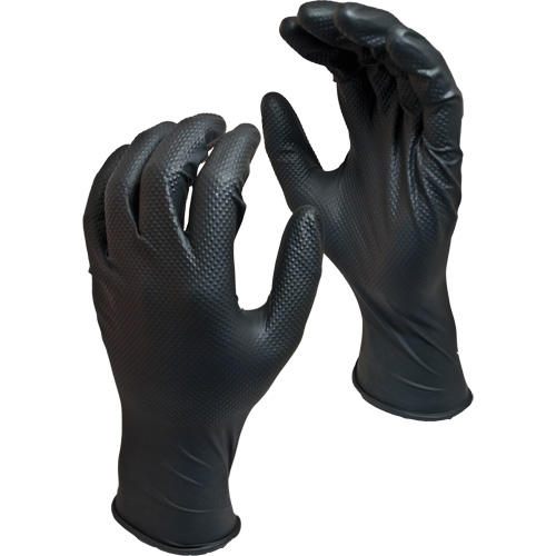 Green Monkey Biodegradable Disposable Gloves, Small, Nitrile, 8-mil, Powder-Free, Black O-Max