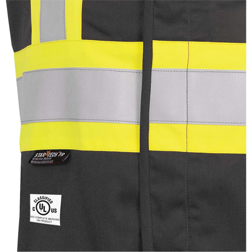 7729 Veste r&eacute;sistante aux arcs &eacute;lectriques FR-Tech, Petit, Noir, 10 cal/cm² O-Max