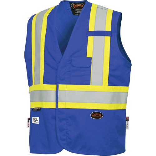 7730 Veste r&eacute;sistante aux arcs &eacute;lectriques FR-Tech, Petit, Bleu royal, 10 cal/cm² O-Max