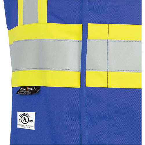 7730 Veste r&eacute;sistante aux arcs &eacute;lectriques FR-Tech, Petit, Bleu royal, 10 cal/cm² O-Max