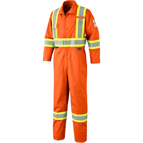 7702T Combinaison FR-Tech contre les arcs, Taille 40 (grand taille), Orange haute visibilit&eacute;, 10 cal/cm² O-Max
