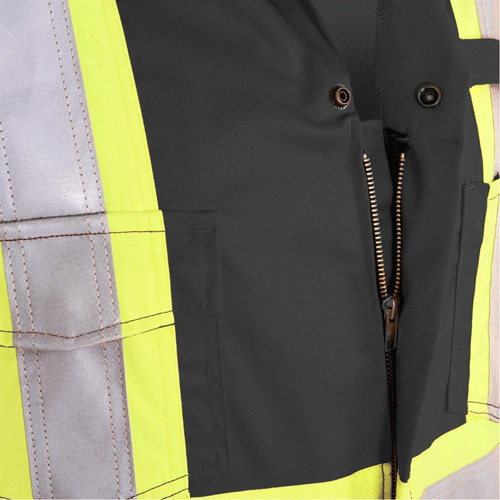 7702BKT Combinaison FR-Tech contre les arcs, Taille 40 (grand taille), Noir, 10 cal/cm² O-Max