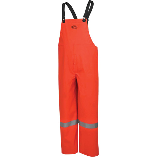 576P FR Safety Bib Pants, Small, High Visibility Orange O-Max